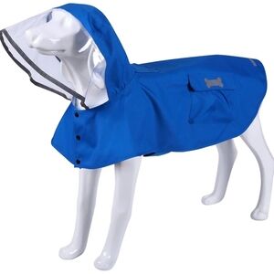 Waterproof Dog Raincoat, Adjustable Reflective Lightweight Pet Rain Clothes Lg